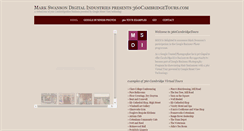 Desktop Screenshot of 360cambridgetours.com